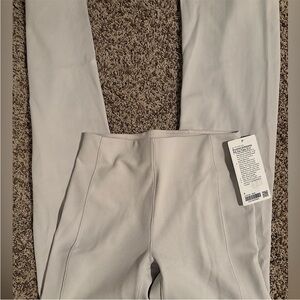 Lululemon Ribbed softstreme pants bone color size 6